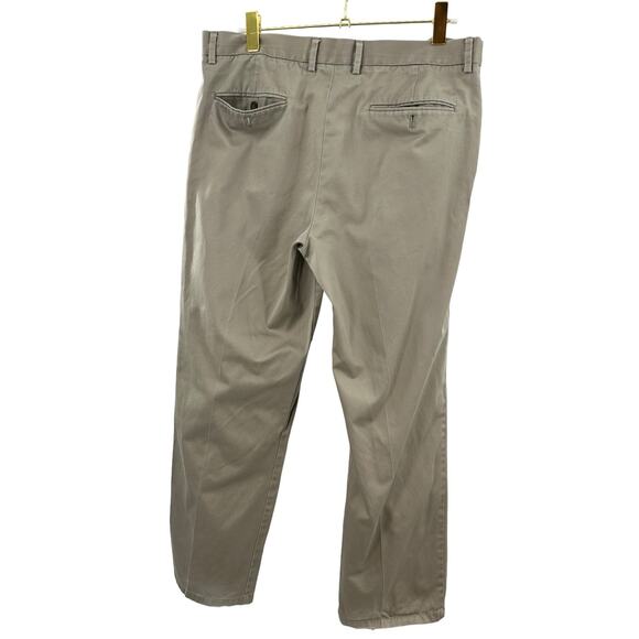 Dockers Men's Casual Flat Front Tan/Khaki Pant 38 x 32 - Picture 3 of 9
